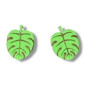 Bundle Sale 3 for $15 | Handcrafted Wooden Leaf Earrings